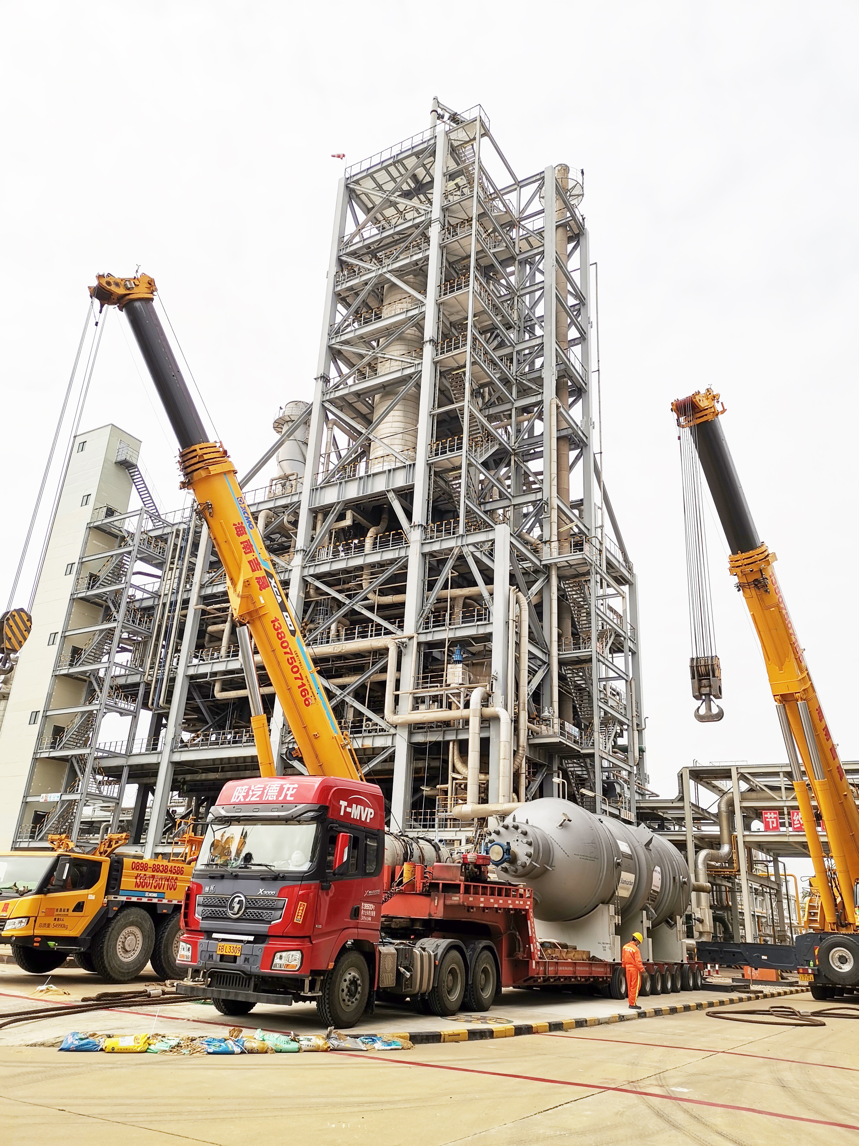 High-pressure stripper delivered for China Blue Chemicals