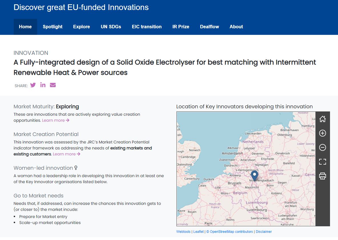 Eu Innovation Radar PROMETEO