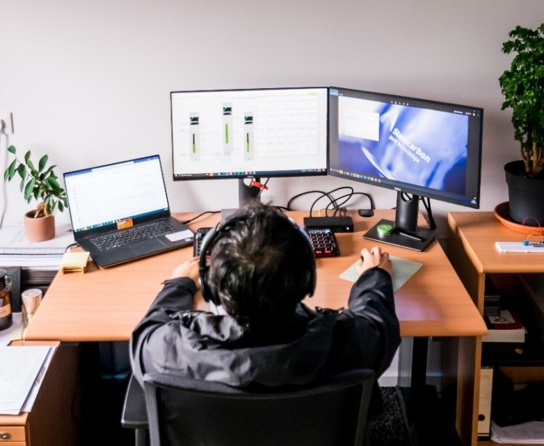 González Rebordinos’s remote setup