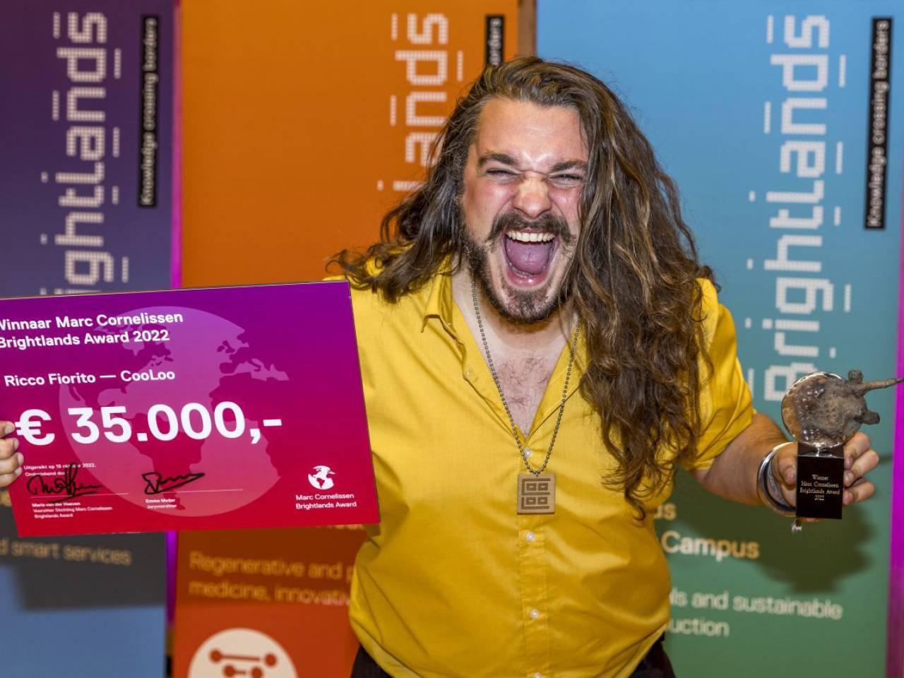 Ricco Fiorito (Cooloo) wins Marc Cornelissen Brightlands Award