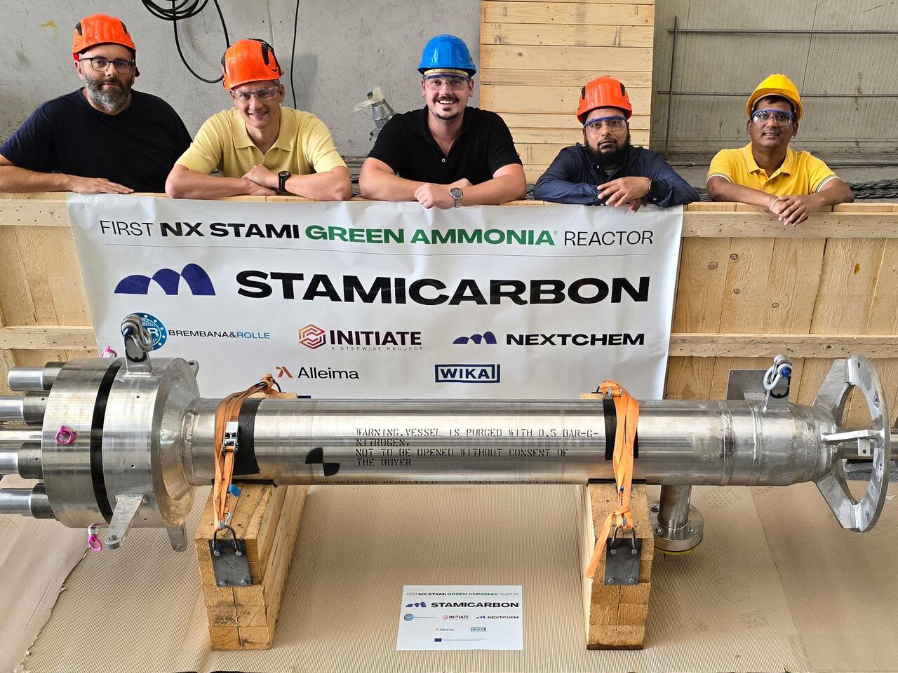 Delivery of the NX Stami™ Green Ammonia converter